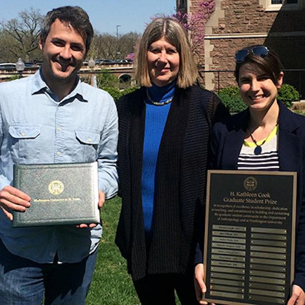 Bullion and Henry Receive Anthropology's Kathleen Cook Award